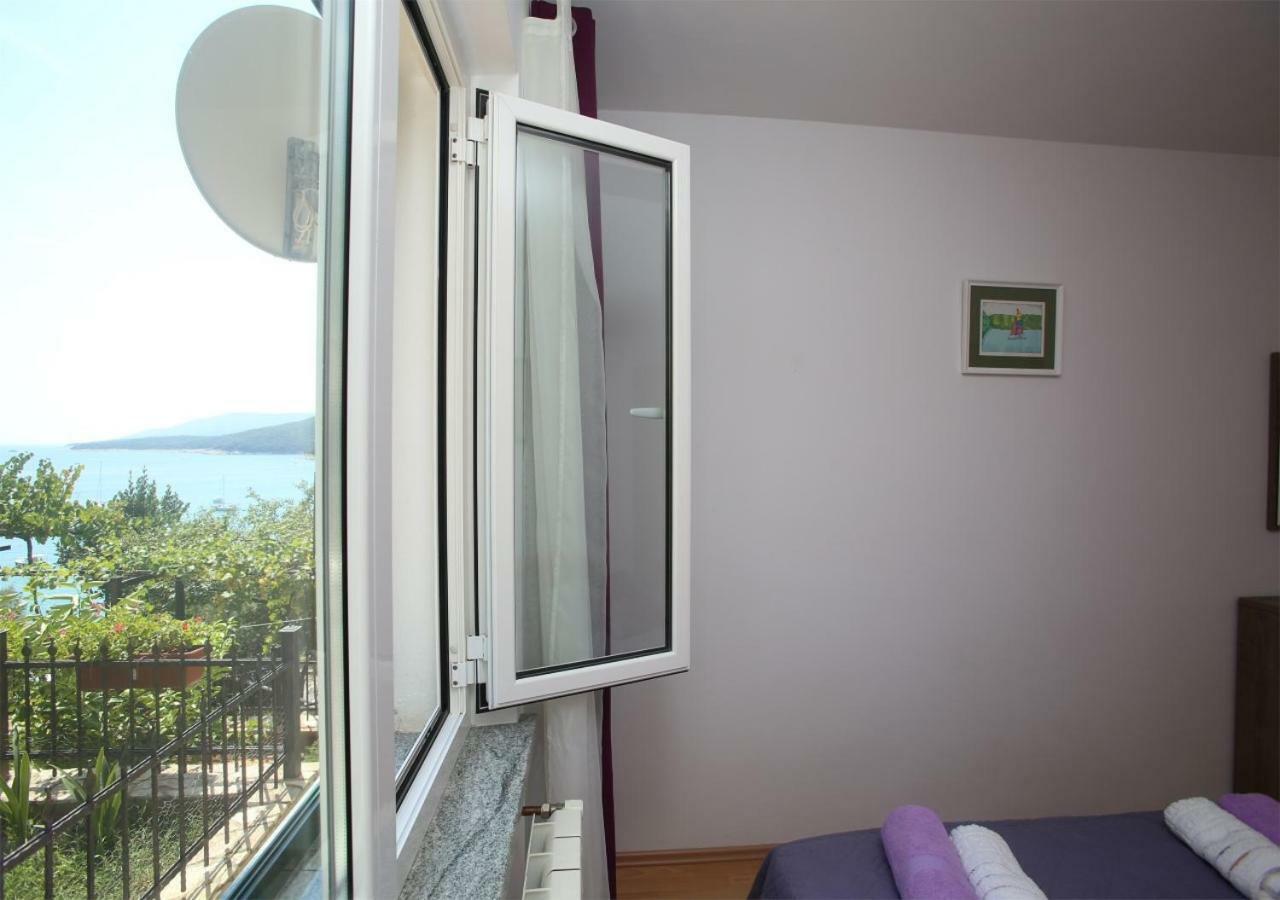 Апартаменты 4 Persons App With Great Sea View,Ac,Wifi,399 Рабац Экстерьер фото